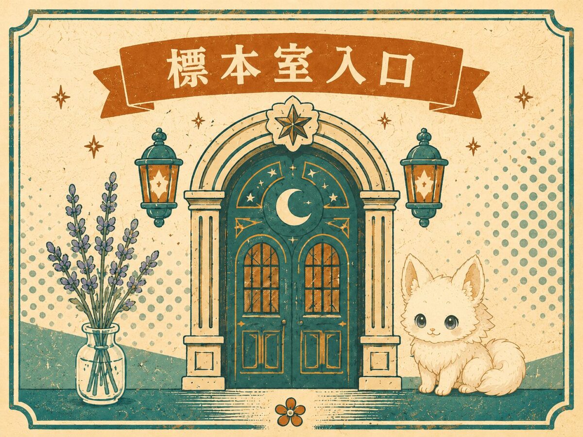 標本室入口