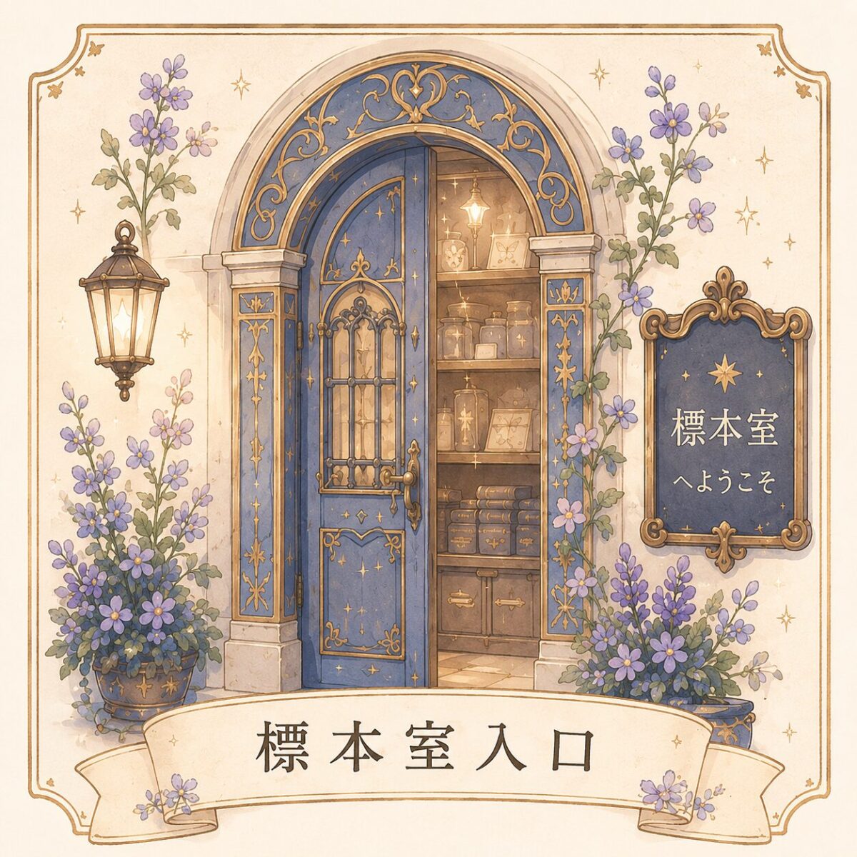 標本室入口